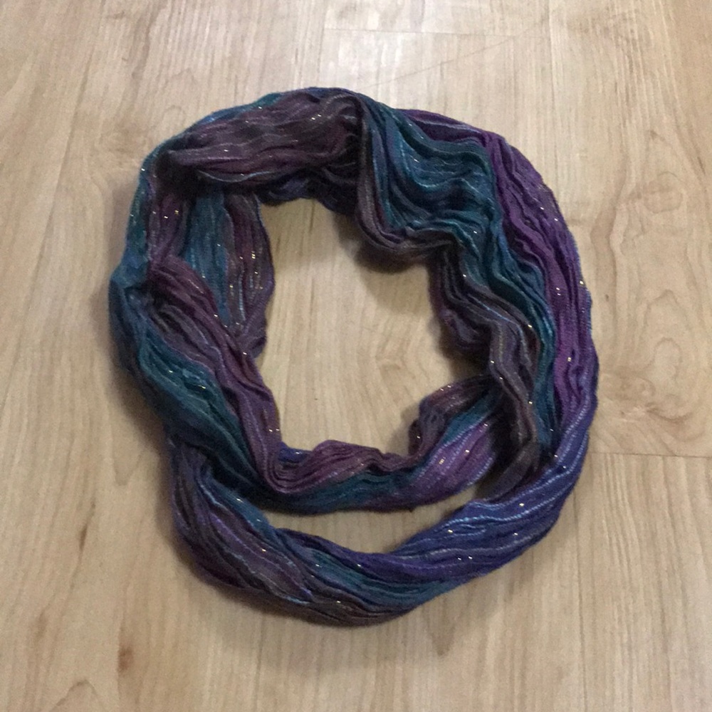 Multicolor Sparkle infinity scarf